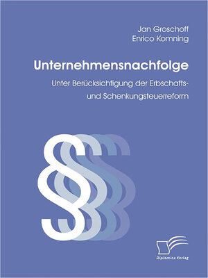 cover image of Unternehmensnachfolge